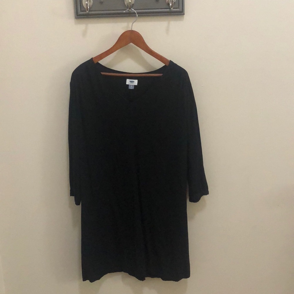 Old Navy Black Shiftdress